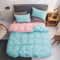 HKM-986771 Modern Simple Style 4-Piece Bedding Set with Sanding Pattern