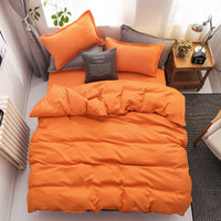 HKM-986771 Modern Simple Style 4-Piece Bedding Set with Sanding Pattern