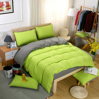 HKM-986771 Modern Simple Style 4-Piece Bedding Set with Sanding Pattern