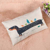 HKM-986835 Linen Cotton Pillowcase Cushion Cover - 50x30 cm Waist Pillowcase