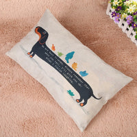 HKM-986835 Linen Cotton Pillowcase Cushion Cover - 50x30 cm Waist Pillowcase