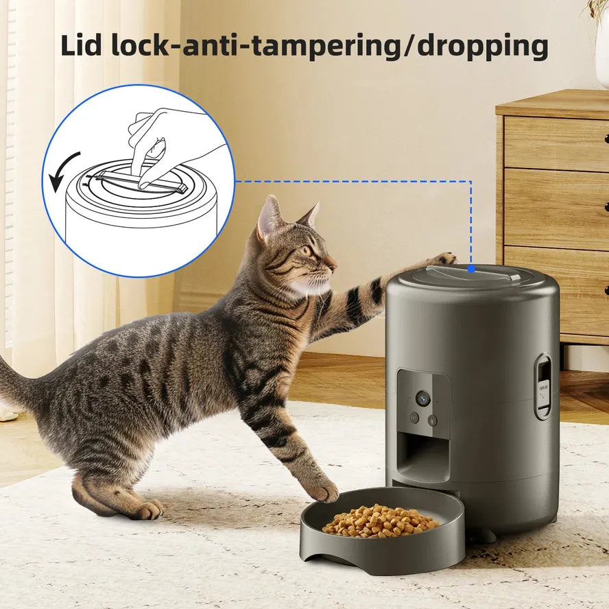 KTX-986899 Automatic 2L Pet Feeder with Smart Timer for Cats and Dogs