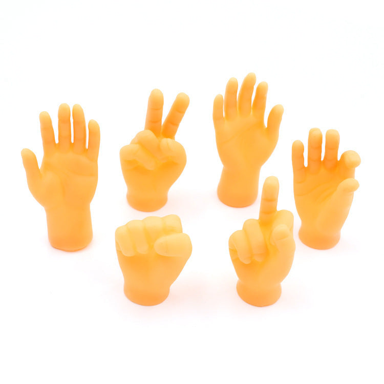 HKM-986899 Pet Cat Touching Finger Massage Toy Funny Little Trick Small Hand Model Funny Artifact Cat Finger Stall