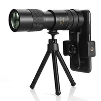 HKM-986963 High-Powered Monocular Telescope with 10-300x Magnification for Versatile Use
