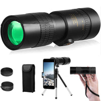 HKM-986963 High-Powered Monocular Telescope with 10-300x Magnification for Versatile Use