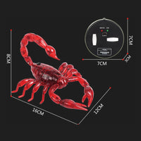 HKM-987027 Remote Control Infrared Scorpion Toy for Scary Pranks, Halloween Gift, For Ages 6 and Up
