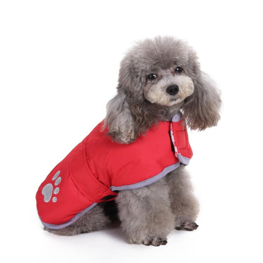 HKM-987155 Reflective Winter Dog Cotton Clothing in Various Colors and Sizes