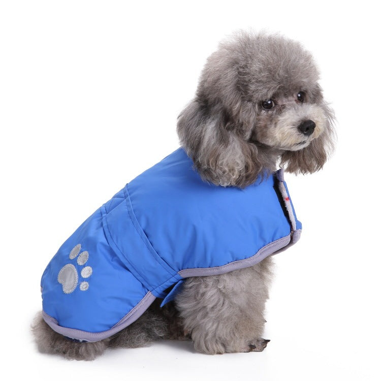 HKM-987155 Reflective Winter Dog Cotton Clothing in Various Colors and Sizes
