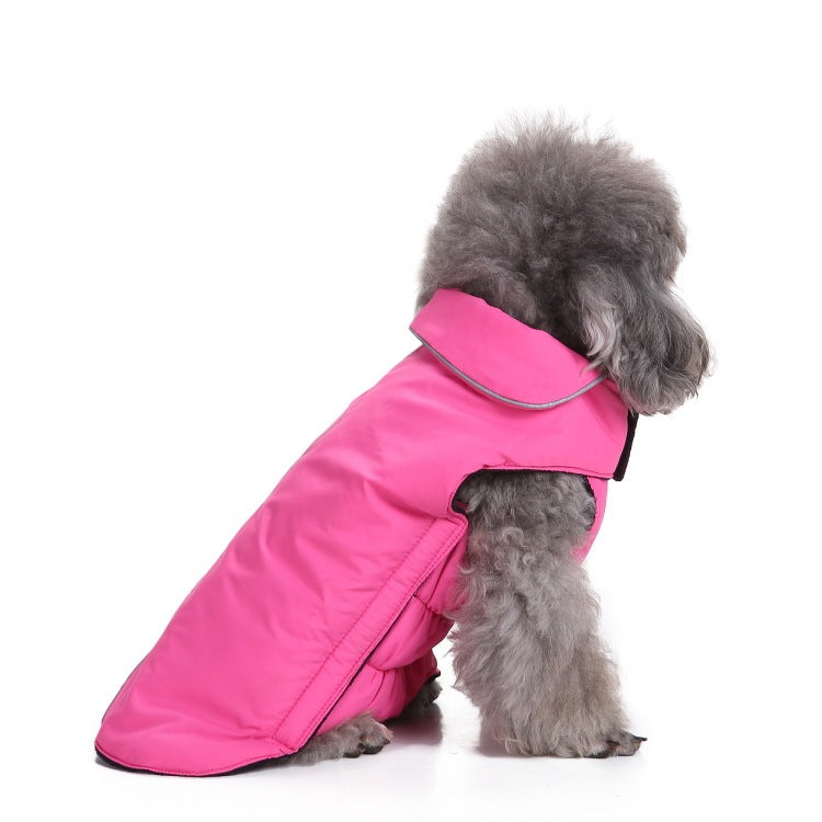 HKM-987155 Reflective Winter Dog Cotton Clothing in Various Colors and Sizes