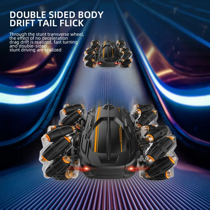 HKM-987283 High-Speed Double-Sided Drift Stunt Car for Kids - Off-Road Remote Control Vehicle