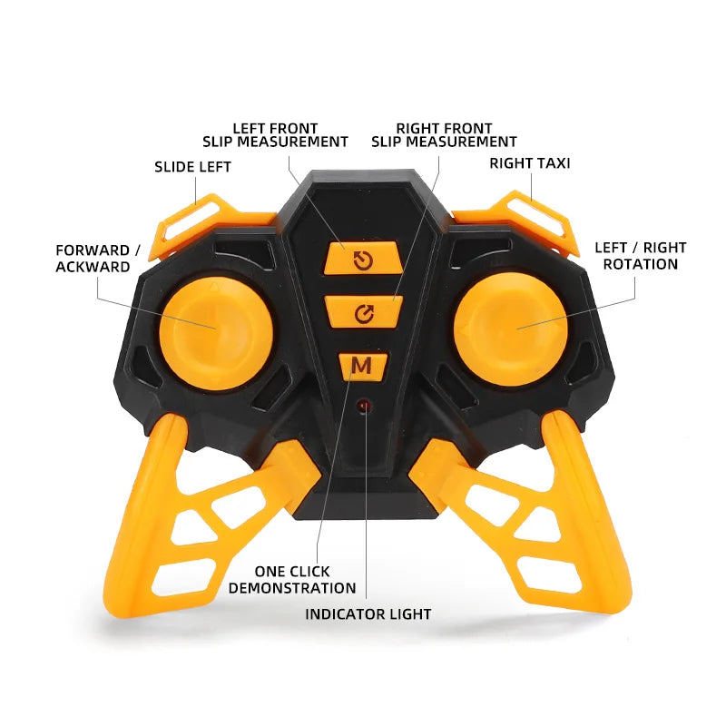 HKM-987283 High-Speed Double-Sided Drift Stunt Car for Kids - Off-Road Remote Control Vehicle