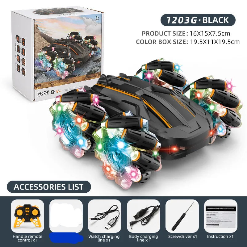 HKM-987283 High-Speed Double-Sided Drift Stunt Car for Kids - Off-Road Remote Control Vehicle
