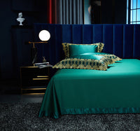 HKM-987283 Luxury Brocade Cotton Bedding Set - Four, Six, and Seven Pieces Available for 1.5m and 2.0m Beds