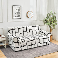HKM-987347 Geometric Patterned Elastic Sofa Covers in Various Colors and Sizes