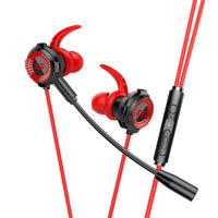 HKM-987347 In-ear Gaming Headset with Microphone and 3.5mm Cable – Comfortable Earplug Style with High Sensitivity and Clear Sound