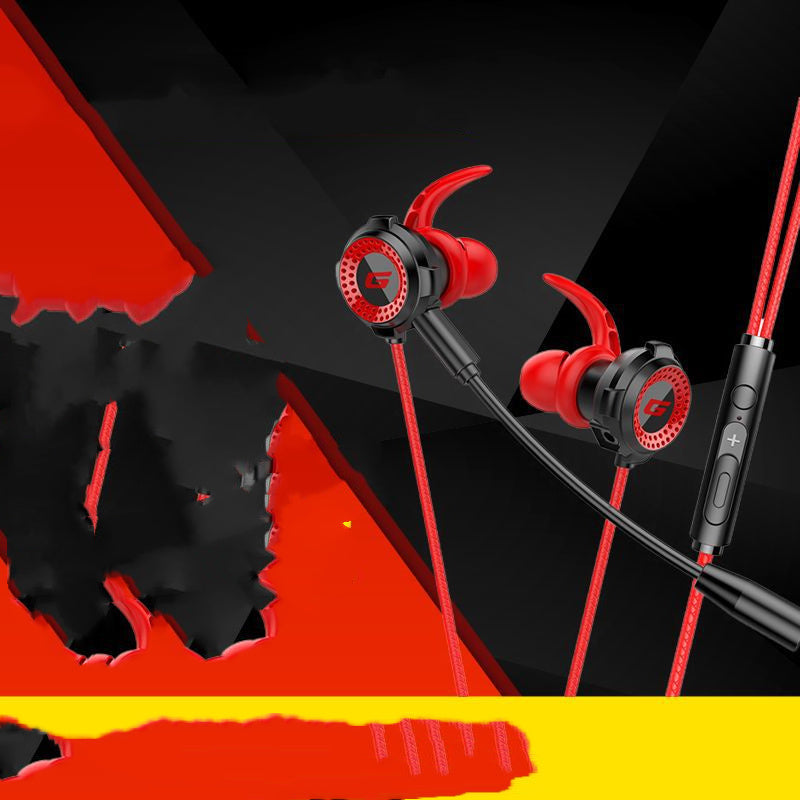 HKM-987347 In-ear Gaming Headset with Microphone and 3.5mm Cable – Comfortable Earplug Style with High Sensitivity and Clear Sound