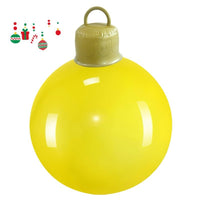 HKM-987411 60cm PVC Inflatable Christmas Ball Ornament for Holiday Decor and Party Decoration