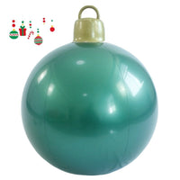 HKM-987411 60cm PVC Inflatable Christmas Ball Ornament for Holiday Decor and Party Decoration