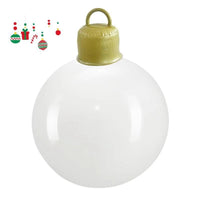HKM-987411 60cm PVC Inflatable Christmas Ball Ornament for Holiday Decor and Party Decoration