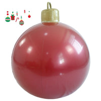 HKM-987411 60cm PVC Inflatable Christmas Ball Ornament for Holiday Decor and Party Decoration