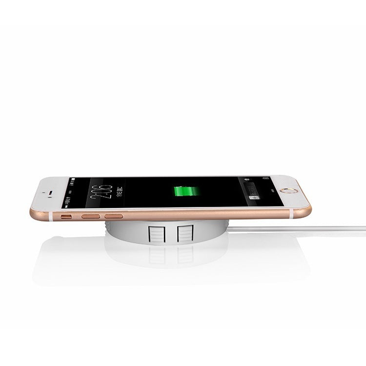 HKM-987475 Wireless Charging Pad for Desktop, Hidden Design with 10mm Charging Distance