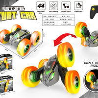 HKM-987859 Remote Control 2.4GHz Stunt Car with 360 Degree Rotation and Lights - Off-Road Drift Vehicle for Ages 5 and Up