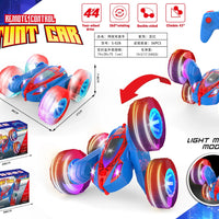 HKM-987859 Remote Control 2.4GHz Stunt Car with 360 Degree Rotation and Lights - Off-Road Drift Vehicle for Ages 5 and Up