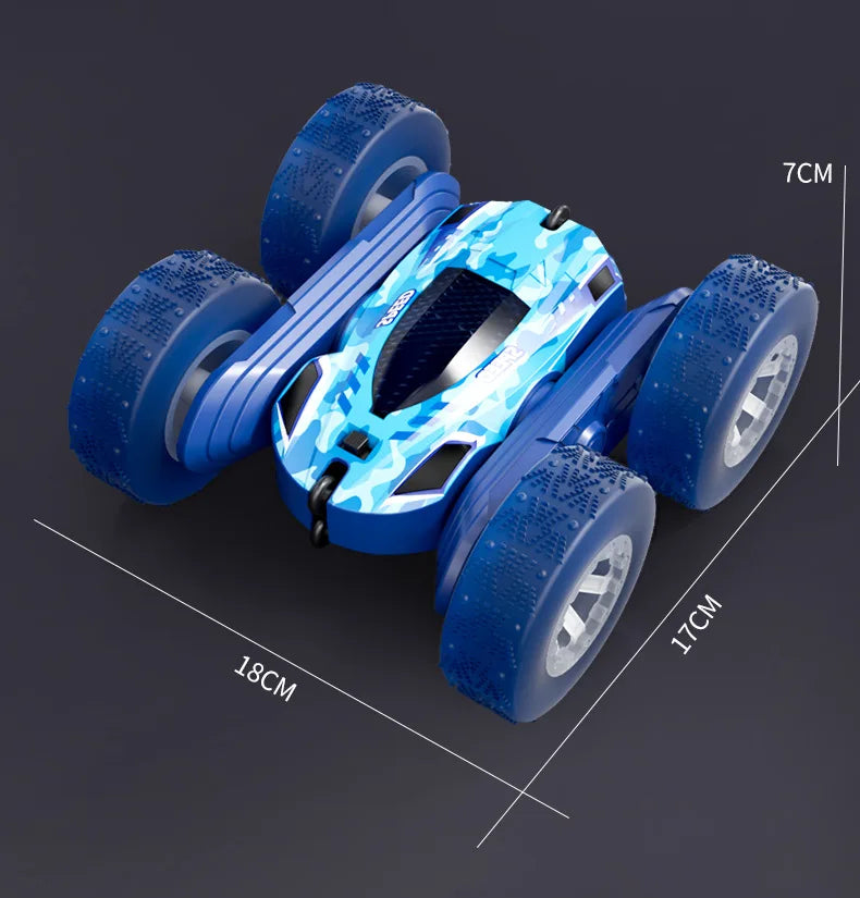 HKM-987859 Remote Control 2.4GHz Stunt Car with 360 Degree Rotation and Lights - Off-Road Drift Vehicle for Ages 5 and Up