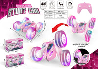 HKM-987859 Remote Control 2.4GHz Stunt Car with 360 Degree Rotation and Lights - Off-Road Drift Vehicle for Ages 5 and Up