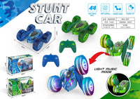 HKM-987859 Remote Control 2.4GHz Stunt Car with 360 Degree Rotation and Lights - Off-Road Drift Vehicle for Ages 5 and Up