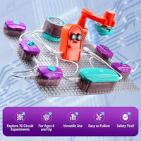 HKM-988115 Educational STEM Circuit Toy for Kids - DIY Electronic Module Kit