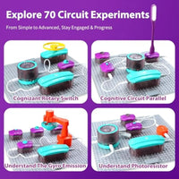 HKM-988115 Educational STEM Circuit Toy for Kids - DIY Electronic Module Kit