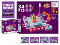 HKM-988115 Educational STEM Circuit Toy for Kids - DIY Electronic Module Kit