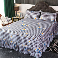 HKM-988243 Solid Color Simmons Protective Bedspread for Single Bed - 2.8 m Tie Dye Polyester Cover