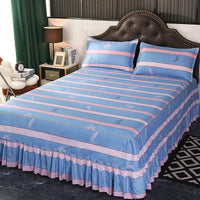 HKM-988243 Solid Color Simmons Protective Bedspread for Single Bed - 2.8 m Tie Dye Polyester Cover