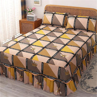 HKM-988243 Solid Color Simmons Protective Bedspread for Single Bed - 2.8 m Tie Dye Polyester Cover
