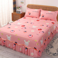 HKM-988243 Solid Color Simmons Protective Bedspread for Single Bed - 2.8 m Tie Dye Polyester Cover