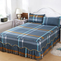 HKM-988243 Solid Color Simmons Protective Bedspread for Single Bed - 2.8 m Tie Dye Polyester Cover