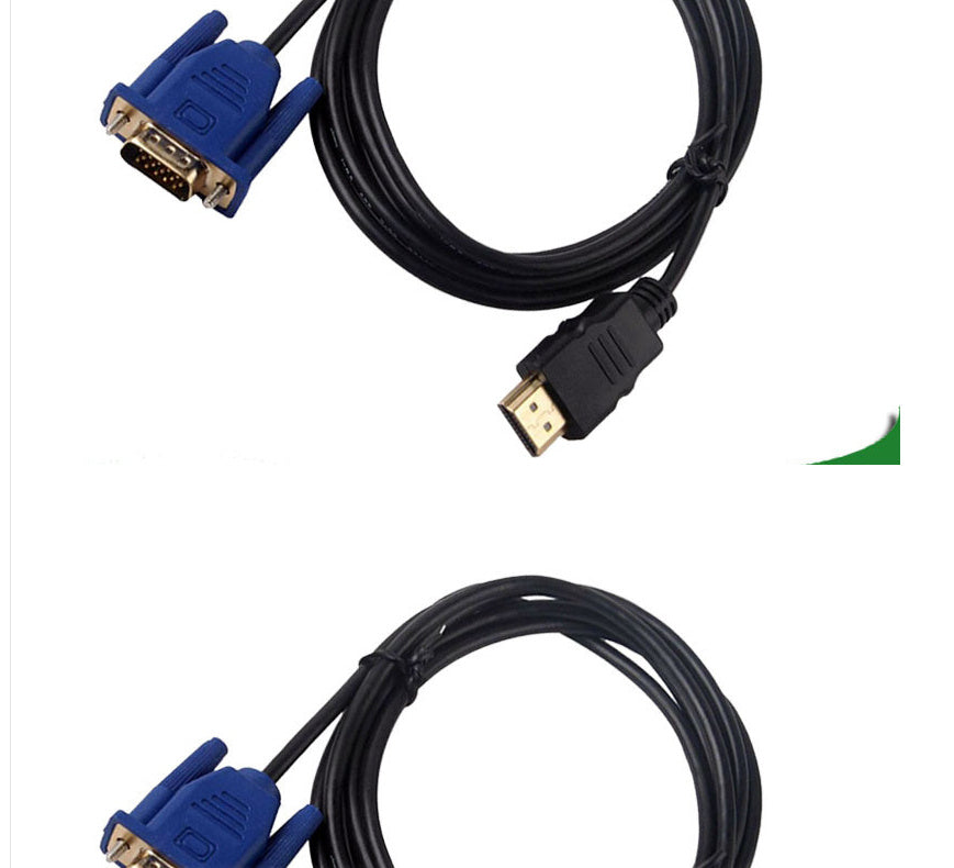 HKM-988307 1.8m HDMI to VGA Adapter Cable for Computer and Projector Connection