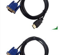 HKM-988307 1.8m HDMI to VGA Adapter Cable for Computer and Projector Connection