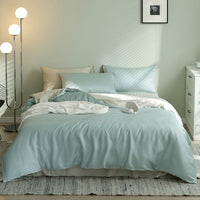 HKM-988435 Summer Light Luxury Tencel Four-Piece Bed Set - Silky Soft Ice Silk Feel