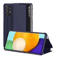 HKM-988691 Flip Leather Phone Case for Samsung A32 5G - Shockproof Design with Window View in Various Colors