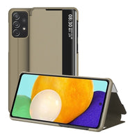 HKM-988691 Flip Leather Phone Case for Samsung A32 5G - Shockproof Design with Window View in Various Colors