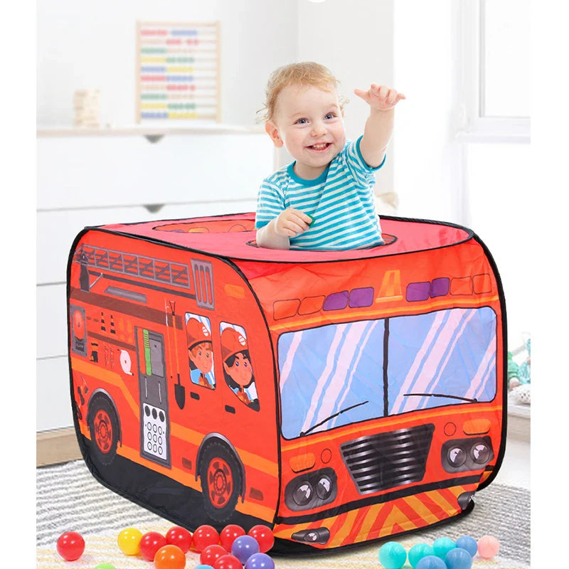 KTX-988691 Military Vehicle Pop-Up Play Tent for Kids – Indoor/Outdoor Folding Toy House for Ages 2-13