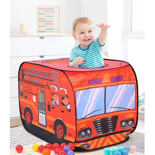 KTX-988691 Military Vehicle Pop-Up Play Tent for Kids – Indoor/Outdoor Folding Toy House for Ages 2-13