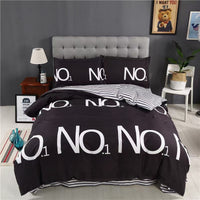 HKM-988755 Washed Cotton Four-Piece Bedding Set with Bed Cover and Pillowcases in Various Sizes