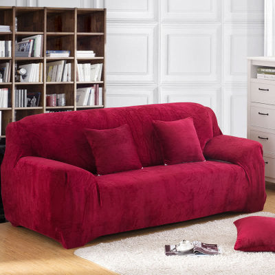 HKM-988819 Universal Plush Thick Sofa Towel Cover - Modern Fit for Various Sofa Sizes