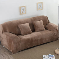 HKM-988819 Universal Plush Thick Sofa Towel Cover - Modern Fit for Various Sofa Sizes