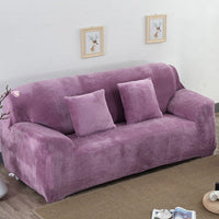 HKM-988819 Universal Plush Thick Sofa Towel Cover - Modern Fit for Various Sofa Sizes