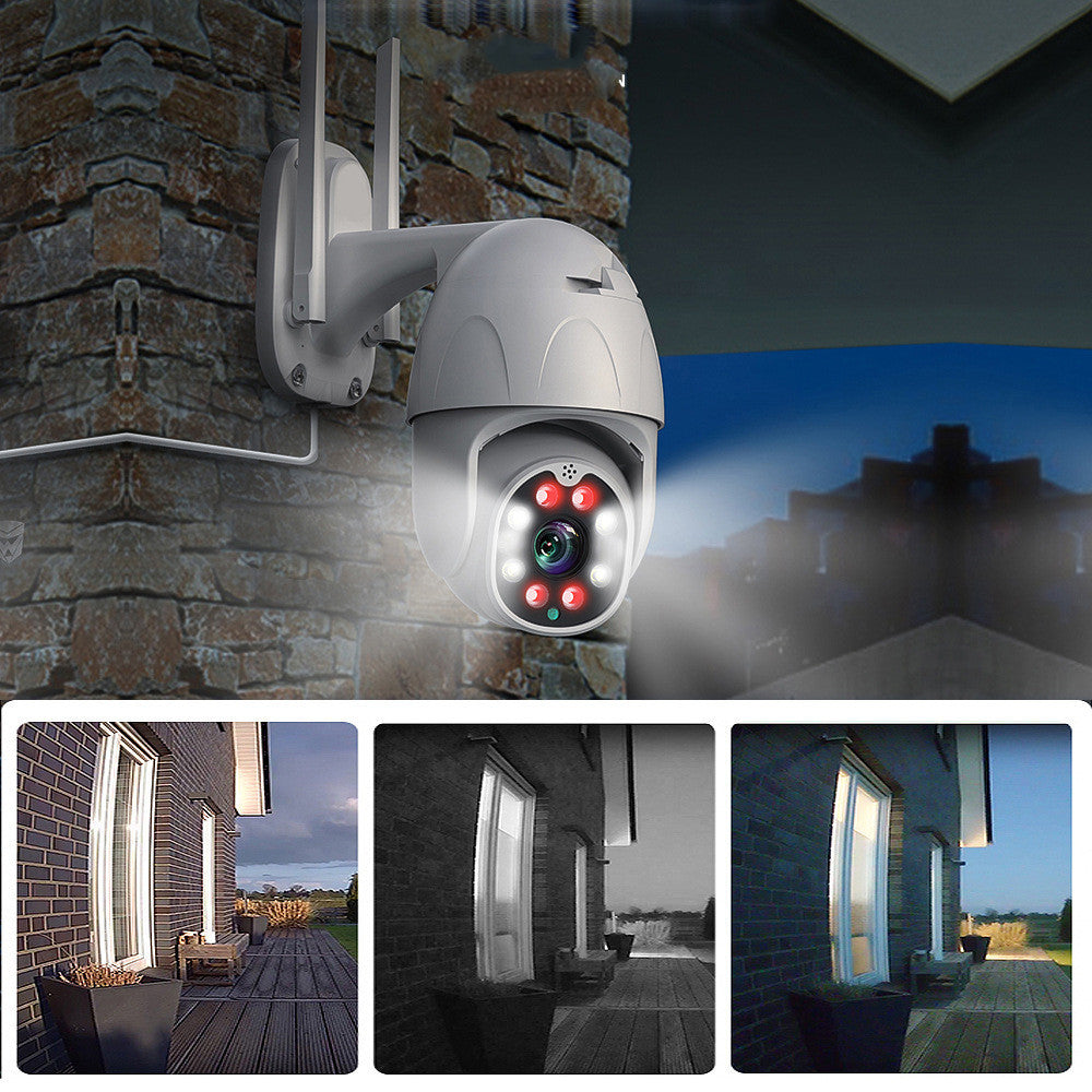 HKM-988947 Outdoor Waterproof Dome Surveillance Camera - Model ODC-26B, 1080P Resolution, Night Vision, PTZ Control